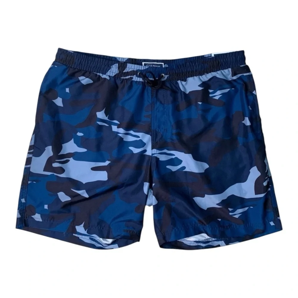 Men's Blue Camo Swim Shorts Sz xl
